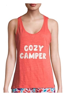 Womens Graphic Sleep Tank Top Shirt