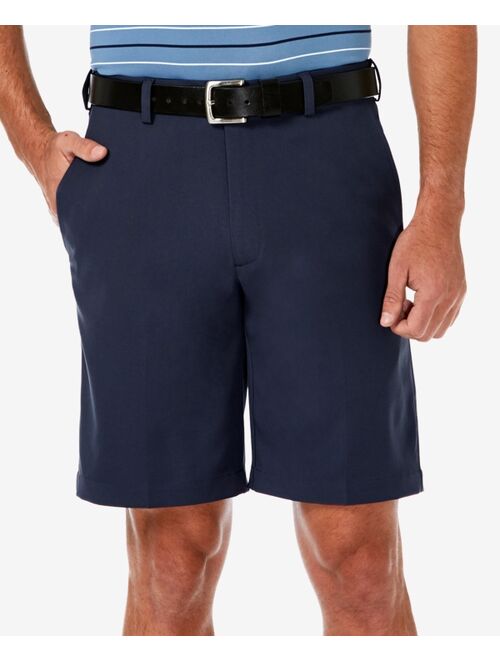 Haggar Men's Cool 18 PRO Flat Front Classic-Fit 9.5" Shorts