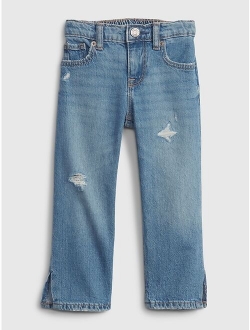 Toddler Embroidered '90s Loose Fit Jeans with Washwell