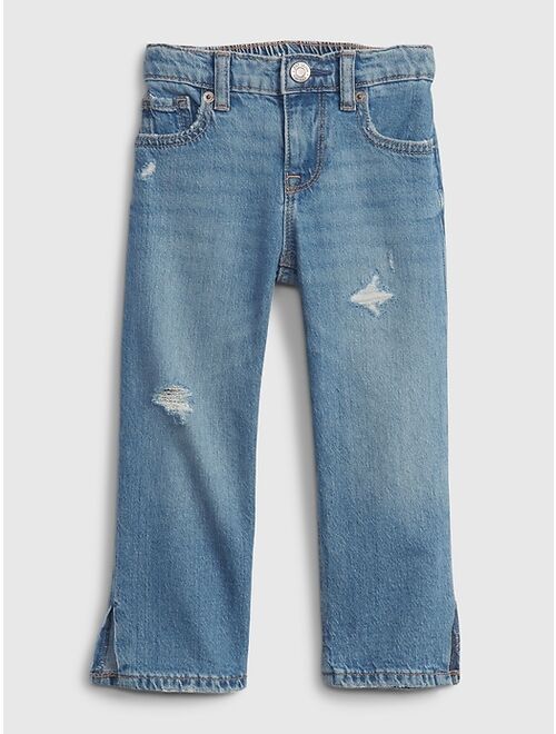 GAP Toddler Embroidered '90s Loose Fit Jeans with Washwell