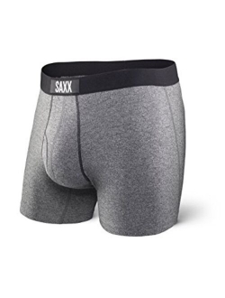 Underwear Co. Saxx Underwear Men's Boxer Briefs- Ultra Boxer Briefs with Fly and Built-in Ballpark Pouch Support Underwear for Men,Core