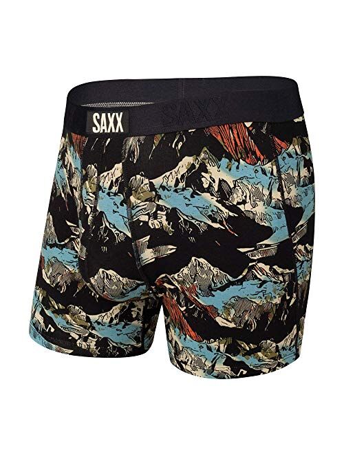 Saxx Underwear Co. Saxx Underwear Men's Boxer Briefs- Ultra Boxer Briefs with Fly and Built-in Ballpark Pouch Support – Underwear for Men,Core