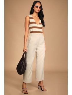 Bold and Classy Mauve Pink High-Waisted Wide Leg Trouser Pants