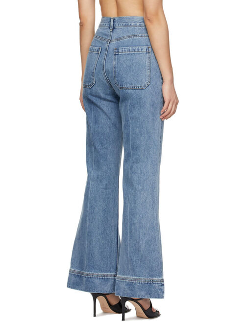 DRAE Blue Patch Pocket Jeans