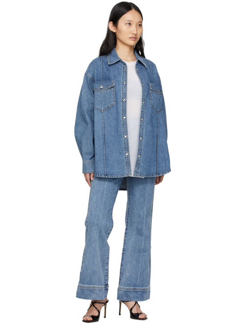 DRAE Blue Patch Pocket Jeans