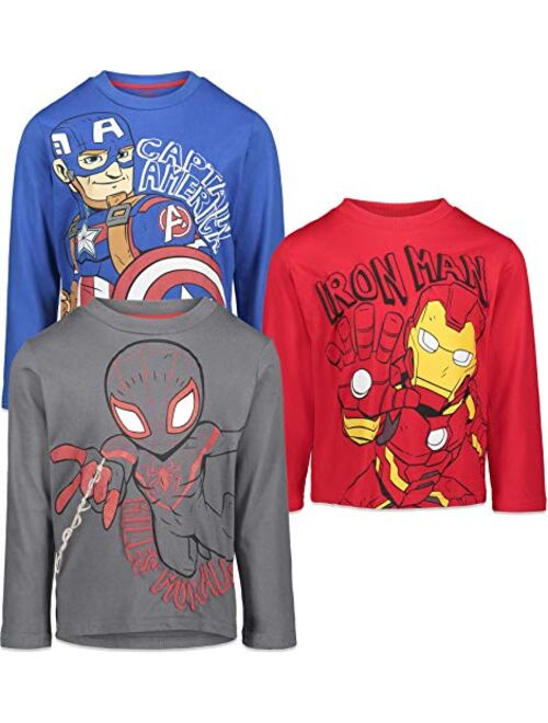 Marvel Avengers 3 Pack Long Sleeve Graphic T-Shirt Green