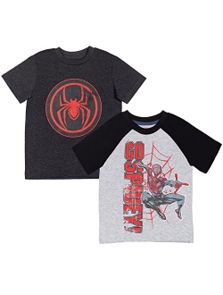 Captain America Boys Short Sleeve 2 Pack T-Shirts