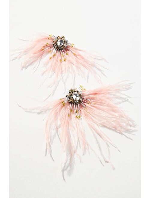 Madiso Feather Drop Earrings