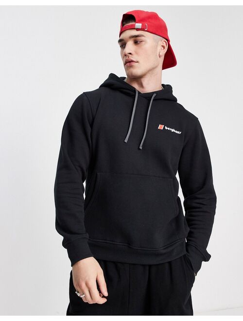 Berghaus Heritage Small Logo hoodie in black