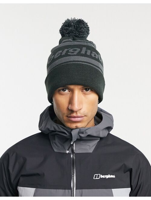 Berghaus logo beanie in black