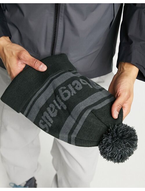 Berghaus logo beanie in black