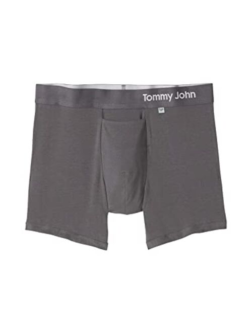 Tommy John Men's Underwear with Pouch, Boxer Brief, Cool Cotton Fabric Trunk with 4" Inseam