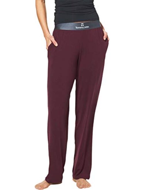 Tommy John Women's Pajama Pants, Second Skin Fabric, Soft Sleep & Lounge Bottoms for Women