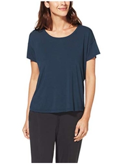 Tommy John Women's Pajame Tee/Short Sleeve Pajama Sleep Shirt/Lounge Wear, Second Skin Fabric