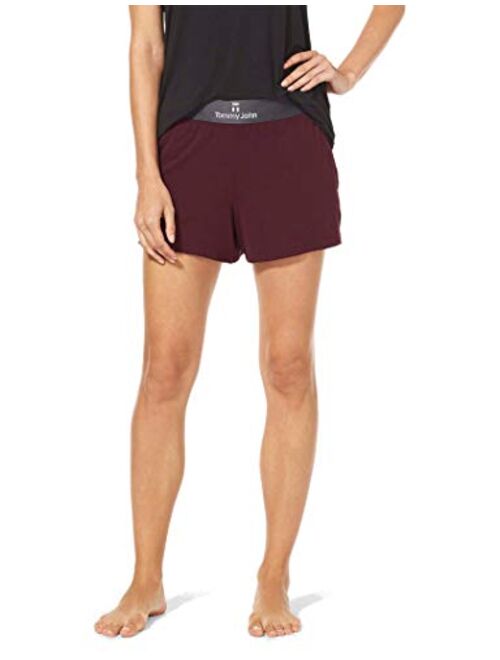 Tommy John Women's Sleep Shorts, Second Skin Fabric, Comfortable Soft Pajama & Lounge Bottoms for Women