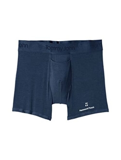 Tommy John Men's Underwear with Pouch, Boxer Brief, Second Skin Fabric Trunk with 4" Inseam