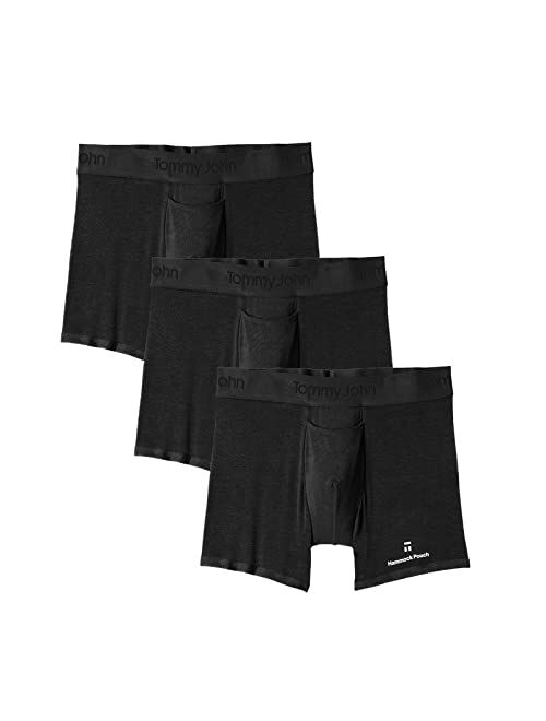 Tommy John Men's Underwear with Pouch, Boxer Brief, Second Skin Fabric Trunk with 4" Inseam