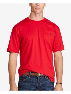 Men's Big & Tall Crew-Neck Pocket T-Shirt