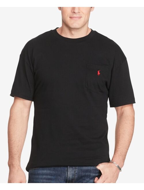 Polo Ralph Lauren Men's Big & Tall Crew-Neck Pocket T-Shirt