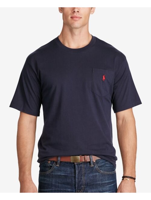 Polo Ralph Lauren Men's Big & Tall Crew-Neck Pocket T-Shirt