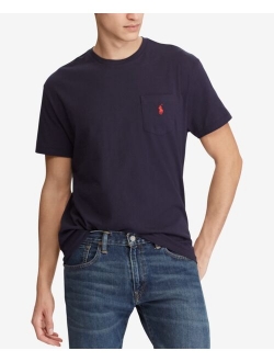 Men's Classic Fit Crew Neck Pocket T-Shirt