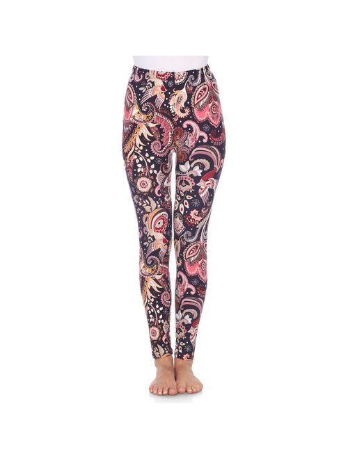 Women's White Mark Holiday Print Leggings