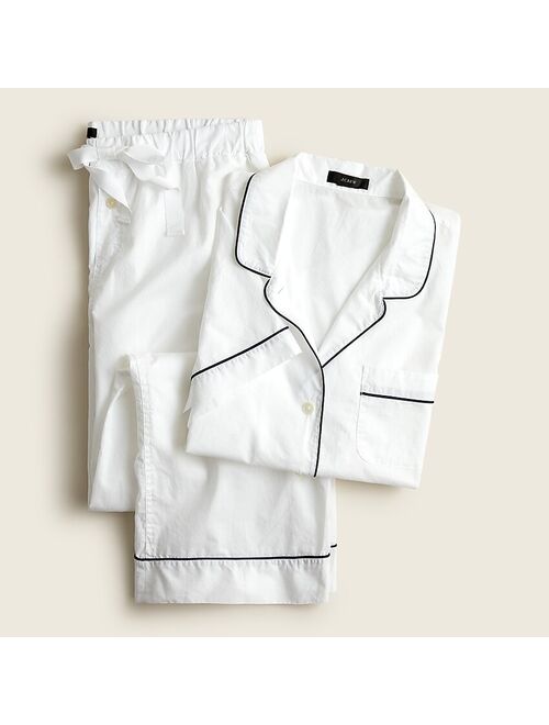 J.Crew End-on-end cotton long-sleeve pajama set