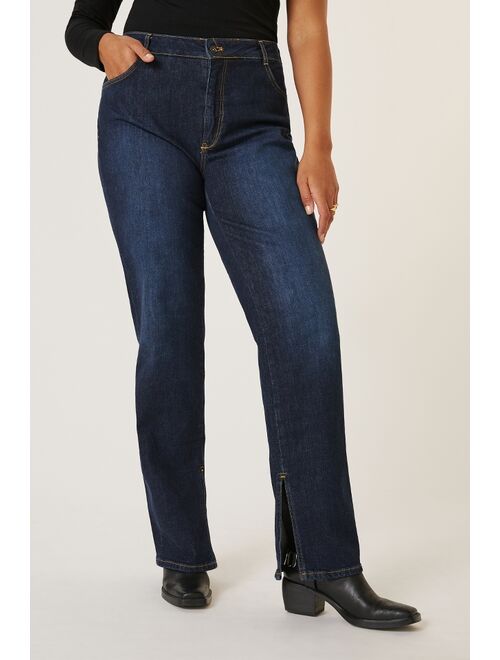 Buy Pilcro The Split Straight Jeans online | Topofstyle