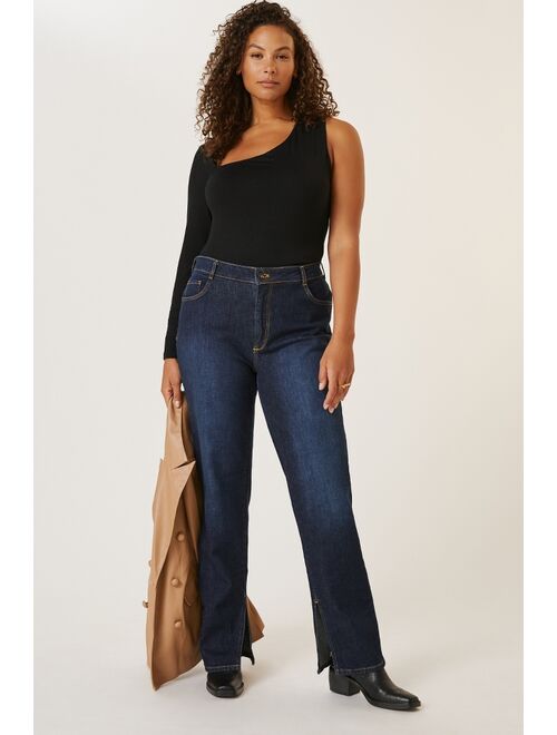 Buy Pilcro The Split Straight Jeans online | Topofstyle