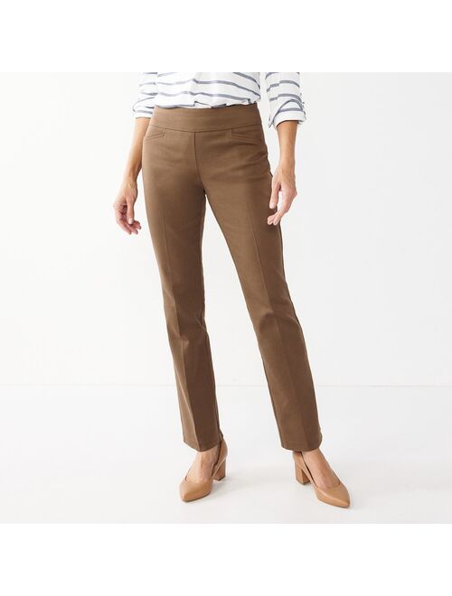 Women's Croft & Barrow® Effortless Stretch Pull-On Bootcut Pants