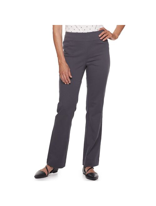 Women's Croft & Barrow® Effortless Stretch Pull-On Bootcut Pants