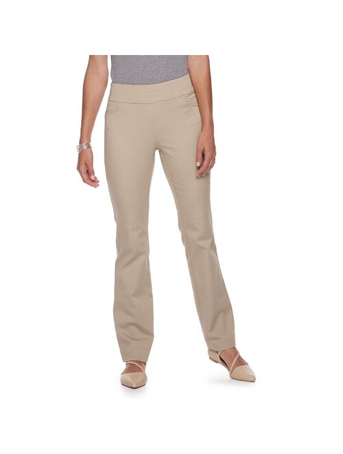 Women's Croft & Barrow® Effortless Stretch Pull-On Bootcut Pants