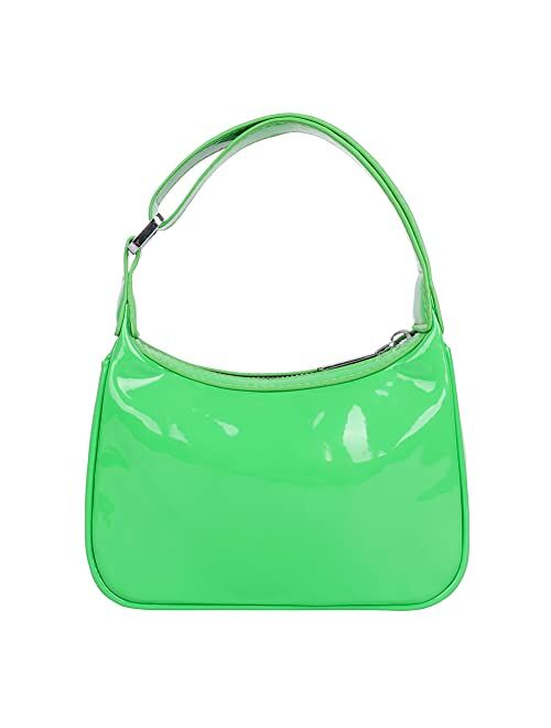 Jqwsve Mini Patent Leather Y2K Handbag, Valentine's Day Trendy Handbag