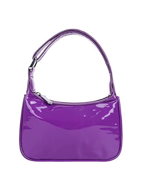 Jqwsve Mini Patent Leather Y2K Handbag, Valentine's Day Trendy Handbag