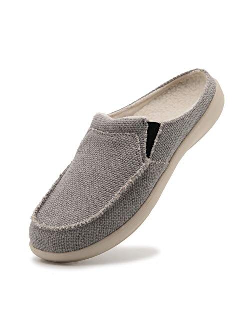 Hengni Men's Plantar Fasciitis & Orthotic Slippers with Arch Support Flat Feet Pain Relief