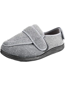 Foamtreads Men's Extra-Depth Wool Slippers With Arch Support