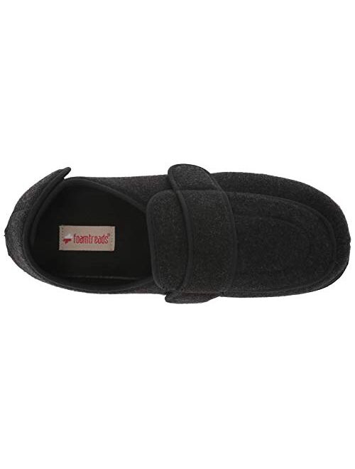 Foamtreads Men's Extra-Depth Wool Slippers With Arch Support