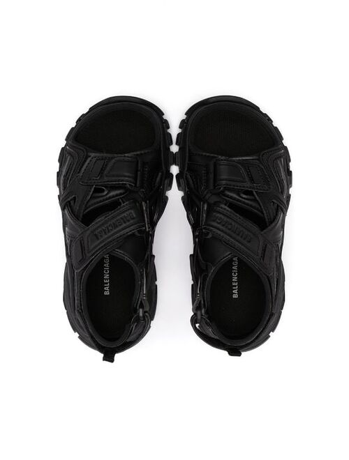 Balenciaga Kids Track touch-strap sandals