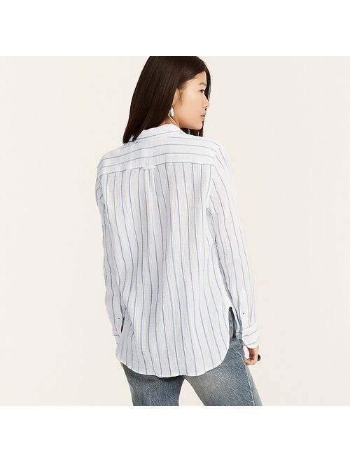 J.Crew Valentine Classic-fit cozy gauze shirt