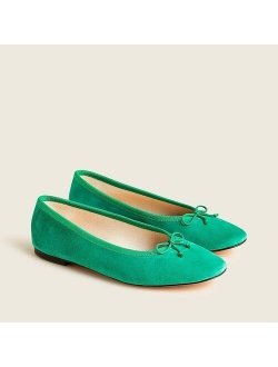 Zoe ballet Valentine flats in suede For Women