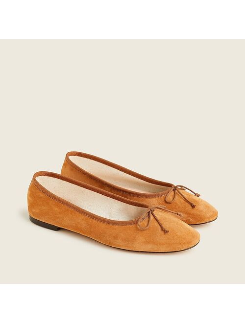 J.Crew Zoe ballet Valentine flats in suede For Women