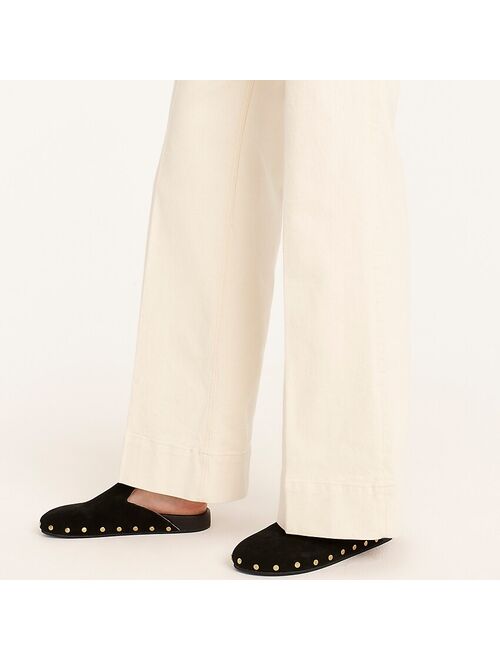 J.Crew Valentine Wide-leg denim trouser in ecru For Women