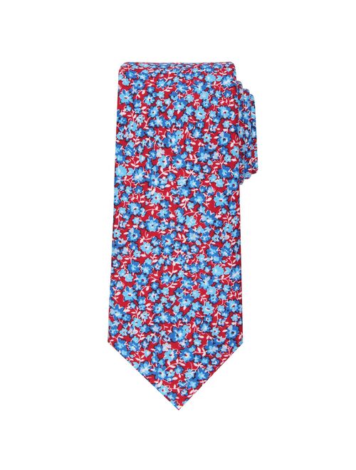 Men's Bespoke Floral Patterned Valentine Tie