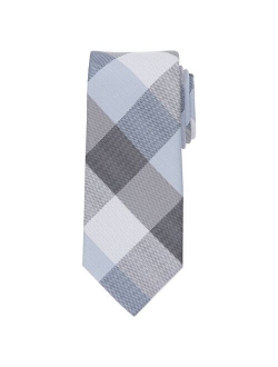 Men's Bespoke Plaid Skinny Valentine Tie