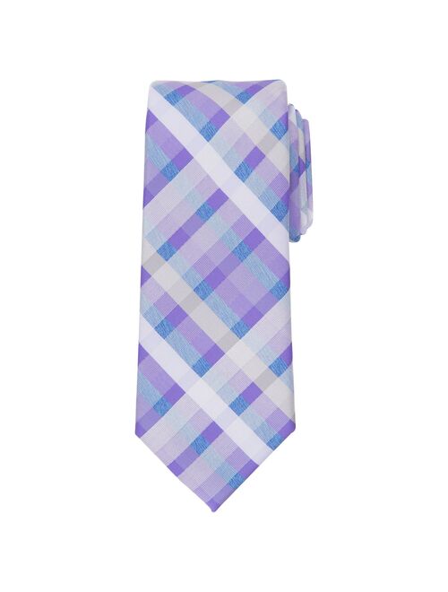 Men's Bespoke Plaid Skinny Valentine Tie