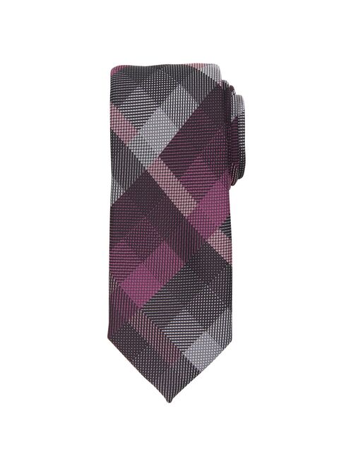 Men's Bespoke Plaid Skinny Valentine Tie