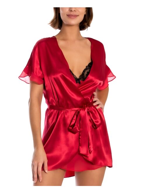 Linea Donatella Valentine Babydoll Chemise & Wrap Robe Lingerie Set