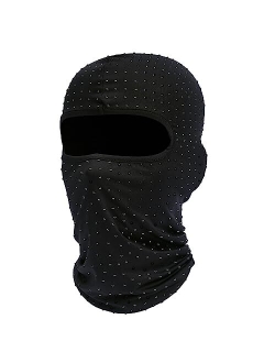 Fuinloth Balaclava Face Mask, Summer Cooling Neck Gaiter, UV Protector Motorcycle Ski Scarf for Men/Women