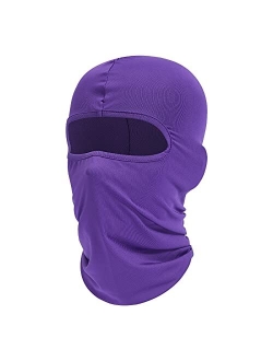 Fuinloth Balaclava Face Mask, Summer Cooling Neck Gaiter, UV Protector Motorcycle Ski Scarf for Men/Women