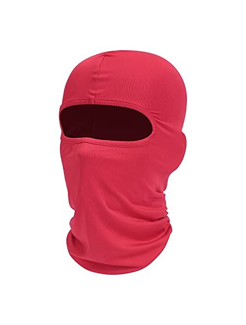 Fuinloth Balaclava Face Mask, Summer Cooling Neck Gaiter, UV Protector Motorcycle Ski Scarf for Men/Women